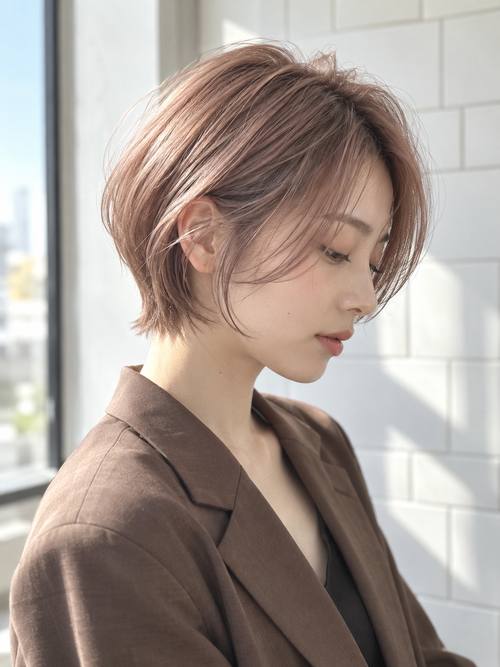 くびれショートのヘアスタイルイメージ